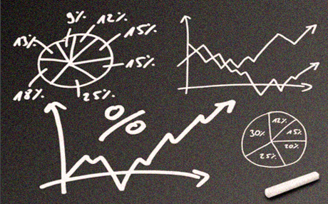 Grafik mit Statistik
